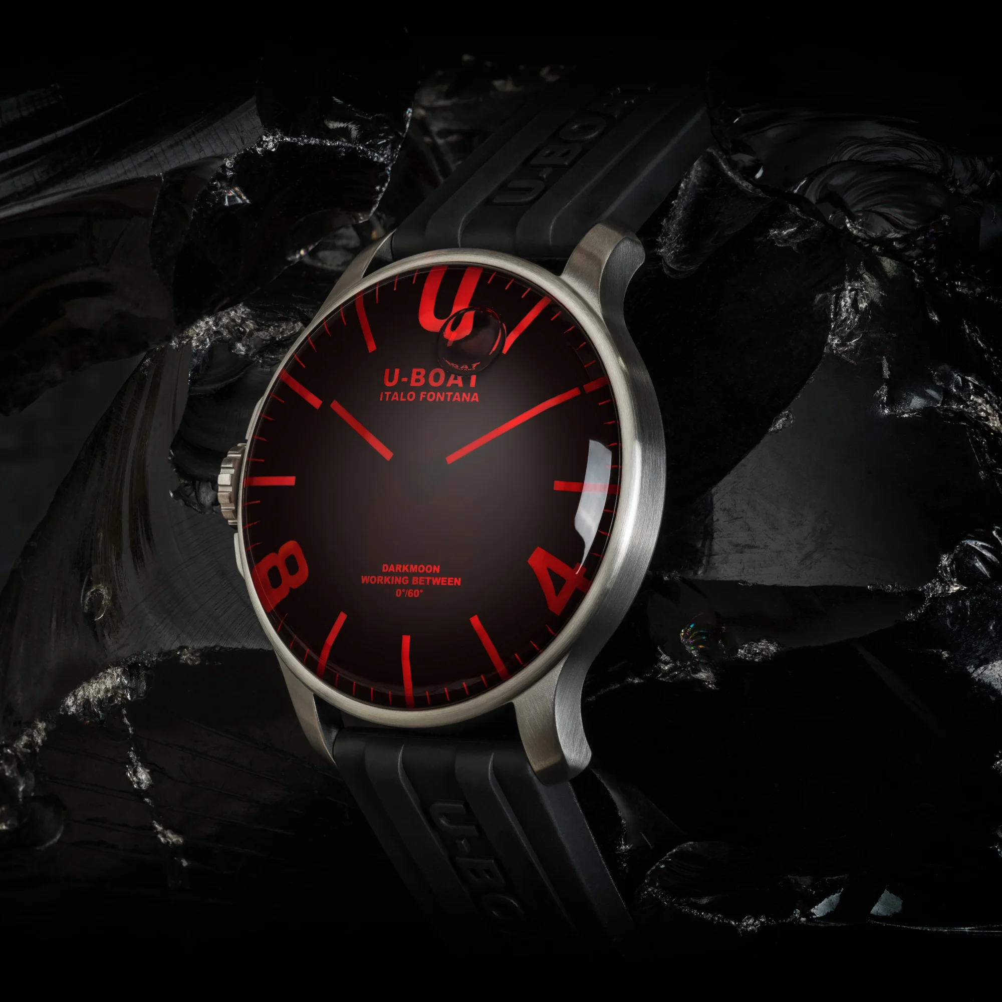 DARKMOON 44MM RED GLASS SS - Image 3